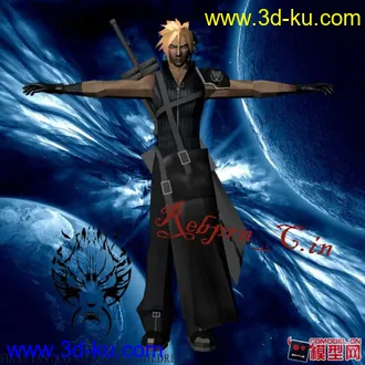 3D打印模型最终幻想-克劳德的图片