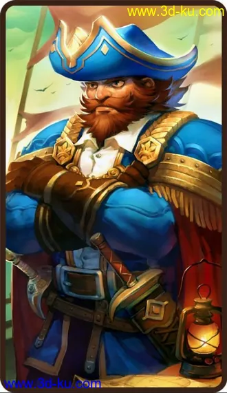 3D打印模型卡牌-刀塔传奇-角色43P的图片