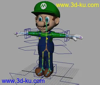 3D打印模型马里奥的兄弟的图片
