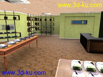 3D打印模型免费发个服装店室内场景的图片