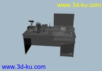 3D打印模型写字台的图片
