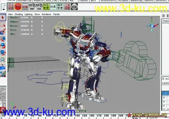 3D打印模型MAYA变形金刚动画制作的图片