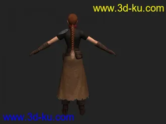 3D打印模型现代女性盗贼的图片