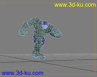 3D打印模型绿巨人的图片
