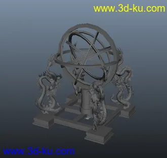 3D打印模型浑天仪 浑仪 浑象的图片
