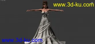 3D打印模型婚纱 Just Married的图片