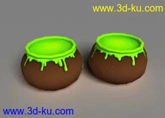 3D打印模型做得一般的小缸 拿来分享的图片