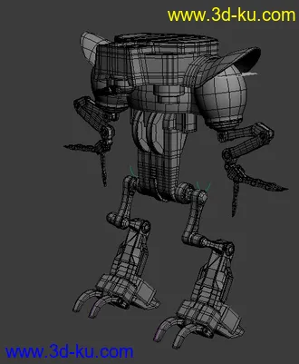 3D打印模型比较低端的机器人的图片