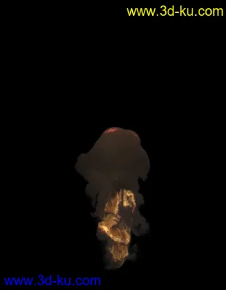 3D打印模型FumeFx 模拟爆炸效果的图片