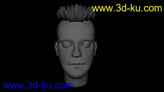 3D打印模型男人头像的图片