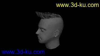 3D打印模型男人头像的图片