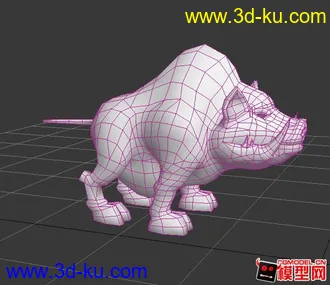 野猪模型的图片