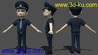 3D打印模型卡通警察的图片