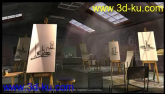 3D打印模型很棒的室内场景的图片