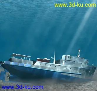 3D打印模型海底沉船的图片