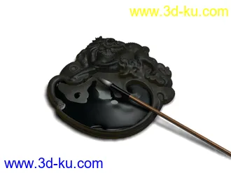 3D打印模型砚台的图片