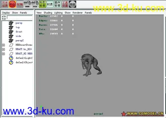 3D打印模型超写实影视级狼人变异动画的图片