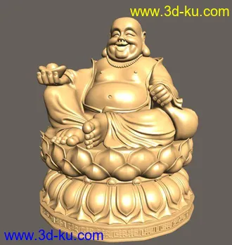 3D打印模型弥勒佛的图片