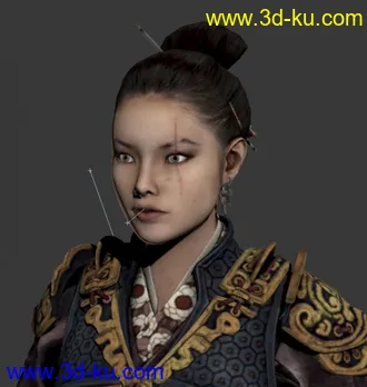 3D打印模型独家发布CGtalk五星作品《Nyra》绑定版本，可用于游戏使用！的图片