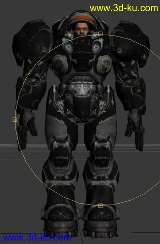 3D打印模型星际争霸2男主角的图片