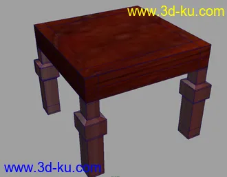 3D打印模型桌子的图片