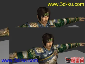 3D打印模型绑定的赵云的图片