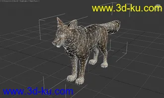 3D打印模型豺狼免费版的图片