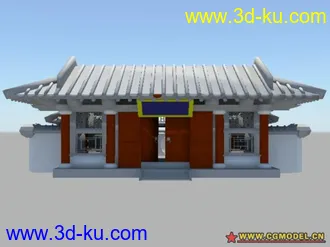 3D打印模型庭院的图片