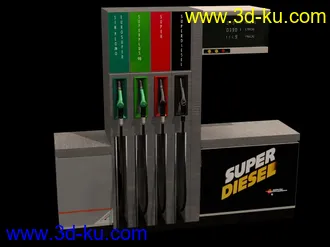 3D打印模型加油站的图片
