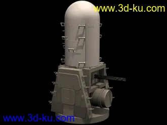 3D打印模型军事的工厂内部元件的图片
