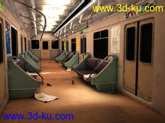 3D打印模型地铁车厢的图片