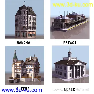 3D打印模型建筑的图片