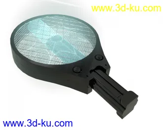 3D打印模型捕蚊灯 捕蚊拍的图片