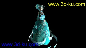 3D打印模型次时代女性角色的图片