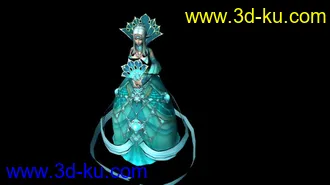 3D打印模型次时代女性角色的图片