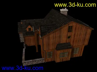 3D打印模型木屋的图片