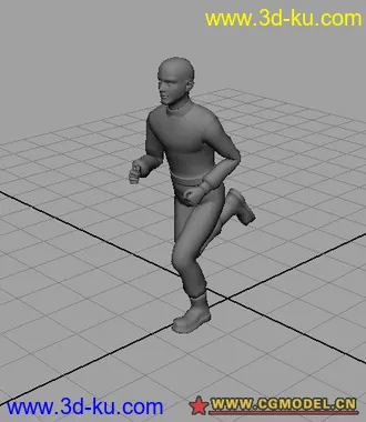3D打印模型男人跑步动画  教程里带的的图片