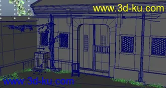 3D打印模型老房子场景建筑的图片