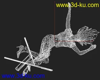 3D打印模型一个死了的女人~的图片