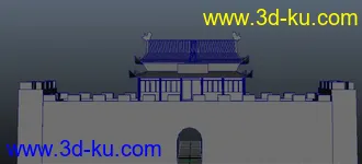 3D打印模型城门的图片