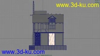 3D打印模型木屋的图片