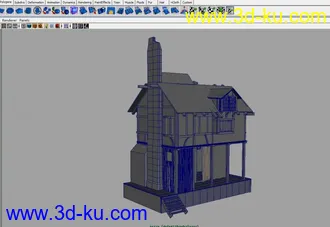 3D打印模型木屋的图片