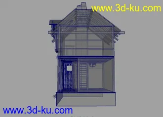3D打印模型木屋的图片