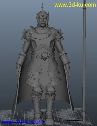 3D打印模型将军的图片