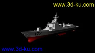 3D打印模型052D新中华神盾舰的图片