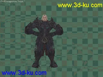 3D打印模型TERA男名角人类战士 Human-LV16带动作显战衣帖图的图片