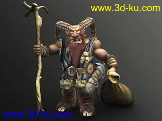 3D打印模型矮人族兽人制作的图片
