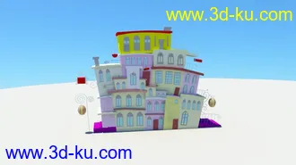 3D打印模型卡通房子的图片