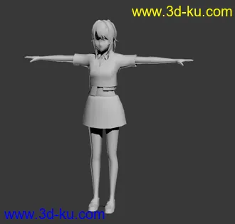 新人分享一个超可爱的日系萌娘 角色模型的图片