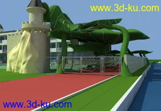 3D打印模型创意幼儿园 荷叶按照cad拽的的图片